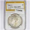 1880-O Morgan Silver Dollar PGA MS61 DMPL