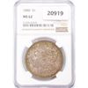 Image 1 : 1880 Morgan Silver Dollar NGC MS62