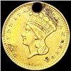 1800's Gold Dollar Love Token UNCIRCULATED