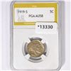 1919-S Buffalo Nickel PGA AU58