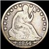 1854-O Arrows Seated Liberty Half Dollar NICELY
