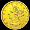 1861 $2.50 Gold Quarter Eagle UNCIRCULATED