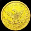Image 2 : 1861 $2.50 Gold Quarter Eagle UNCIRCULATED