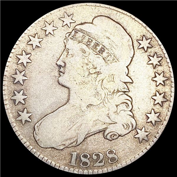 1828 Capped Bust Half Dollar NICELY CIRCULATED