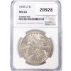 Image 1 : 1898-O Morgan Silver Dollar NGC MS64