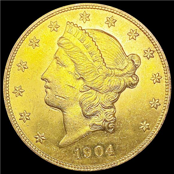 1904 $20 Gold Double Eagle UNCIRCULATED