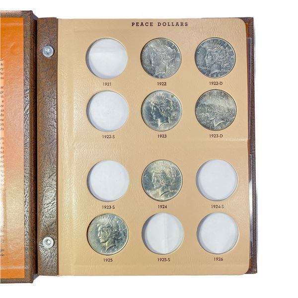 1922-1935 Peace Silver Dollar Book (11 Coins)