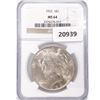 Image 1 : 1922 Silver Peace Dollar NGC MS64