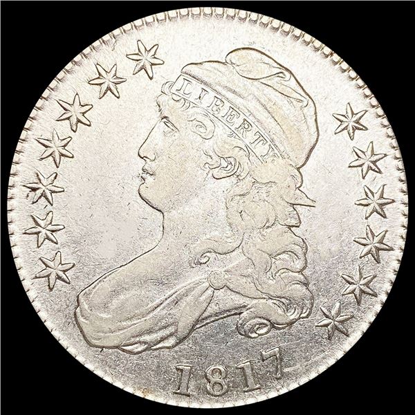 1817 Capped Bust Half Dollar LIGHTLY CIRCULATED