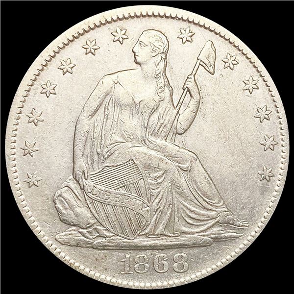 1868-S Seated Liberty Half Dollar UNCIRCULATED