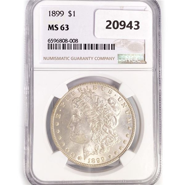 1899 Morgan Silver Dollar NGC MS63