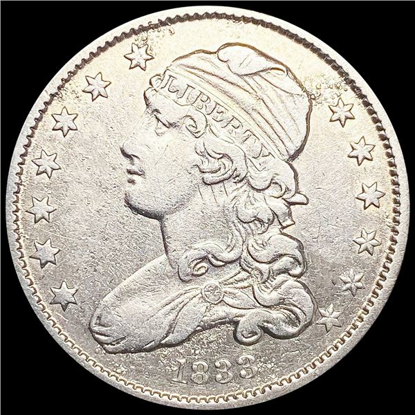 1833 Barber Quarter NEARLY UNCIRCULATED