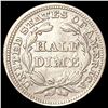 Image 2 : 1853 Arrows Seated Liberty Half Dime LIGHTLY