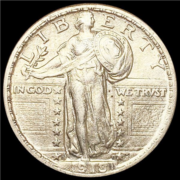1918-D Standing Liberty Quarter CLOSELY
