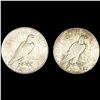 Image 2 : (2) 1927-S Peace Dollars ABOUT UNCIRCULATED