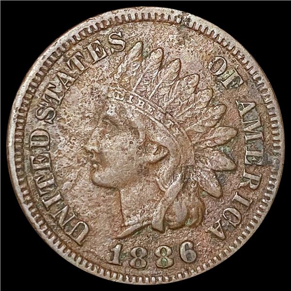 1886 Indian Head Cent CLOSELY UNCIRCULATED