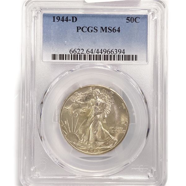 1944-D Walking Liberty Half Dollar PCGS MS64