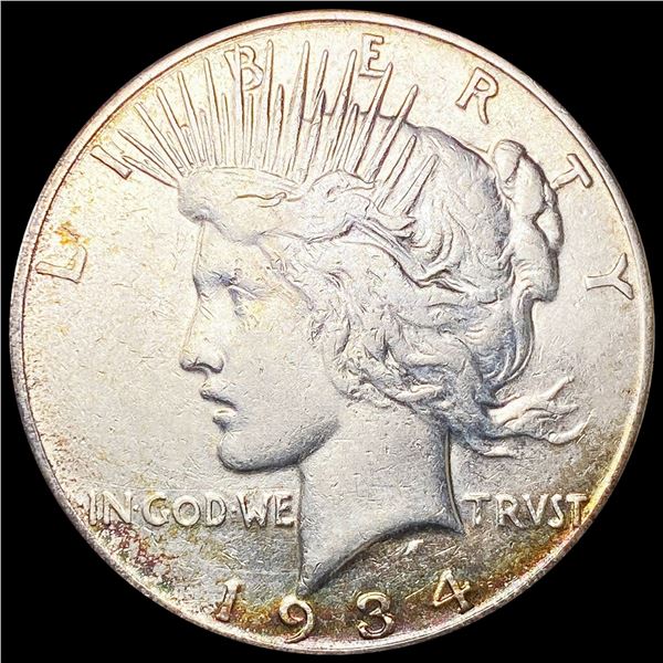 1934-S Silver Peace Dollar CLOSELY UNCIRCULATED