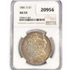 1881-S Morgan Silver Dollar NGC AU53