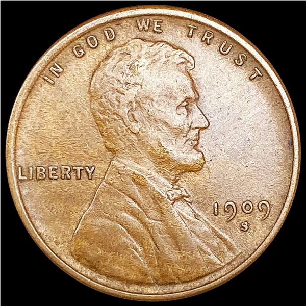 1909-S Wheat Cent CLOSELY UNCIRCULATED