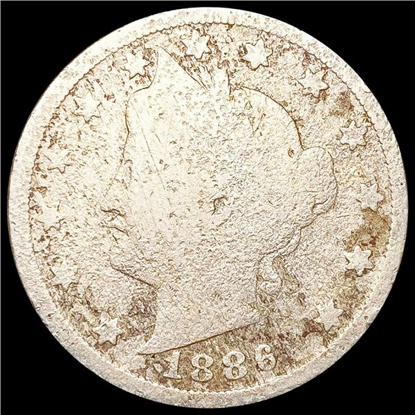 1886 Liberty Victory Nickel NICELY CIRCULATED