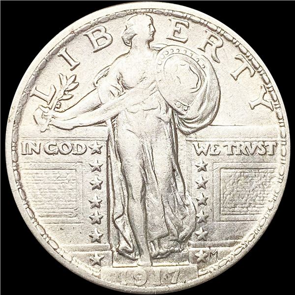 1917 Standing Liberty Quarter NEARLY UNCIRCULATED