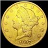 1897-S $20 Gold Double Eagle LIGHTLY CIRCULATED