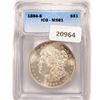 1886-S Morgan Silver Dollar ICG MS61
