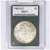 1892-CC Morgan Silver Dollar GG MS67