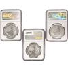 Image 2 : 2023 Set (3) 1oz G.B. S2Â£ NGC GEM UNC Q.
