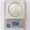 Image 2 : 1891-CC Morgan Silver Dollar PGA MS62+ Spitting