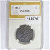 1812 Classic Head Large Cent PGA MS63