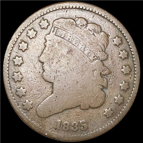 1835 Classic Head Half Cent NICELY CIRCULATED