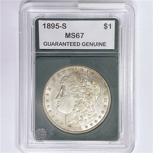 1895-S Morgan Silver Dollar GG MS67