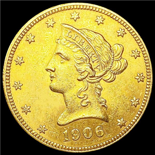 1906 $10 Gold Eagle UNCIRCULATED