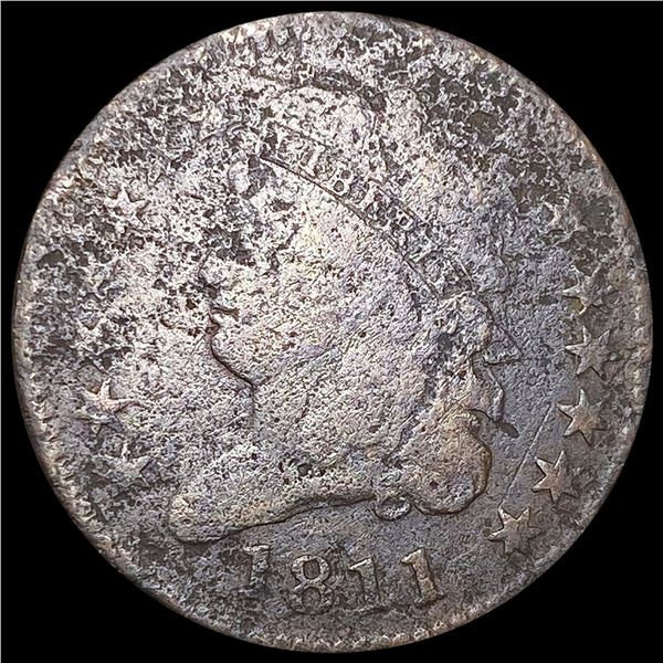 1811 Classic Head Half Cent NICELY CIRCULATED