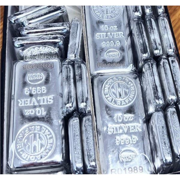 1 - 10ozt .999 Silver Bar - HIGH DEMAND