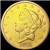 1871-S $20 Gold Double Eagle NEARLY UNCIRCULATED
