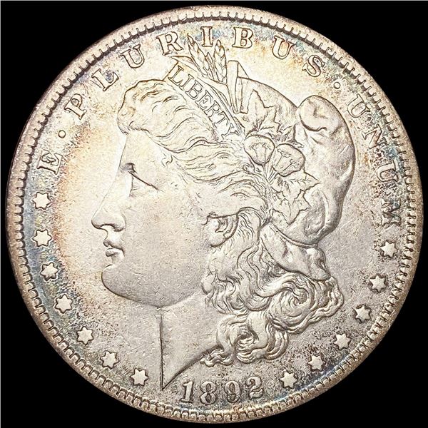 1892-S Morgan Silver Dollar NEARLY UNCIRCULATED