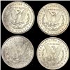 Image 2 : (4) Morgan Dollars ((3) 1881-O, 1884-O) UNCIRCULA