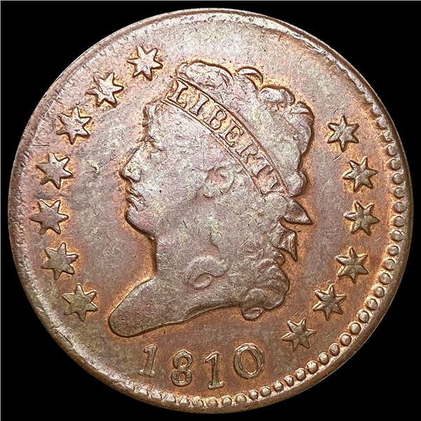 1810 Large Cent LIGHTLY CIRCULATED