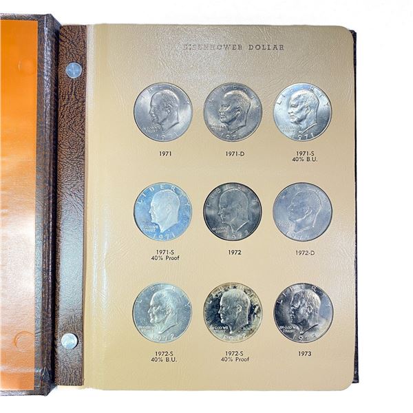 1971-1978 Eisenhower Silver Dollar Book (32