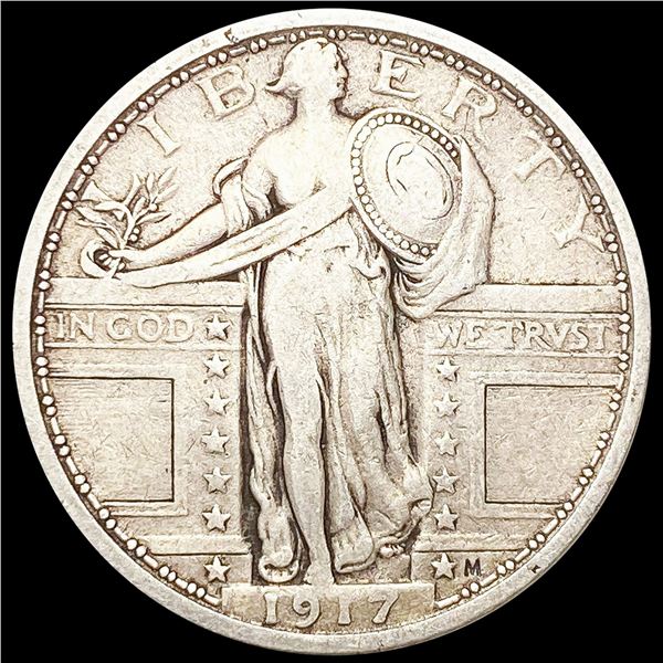 1917 Standing Liberty Quarter NICELY CIRCULATED