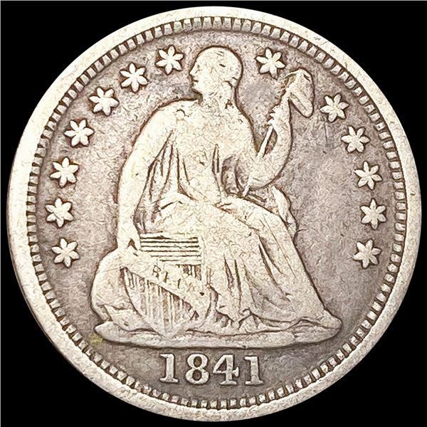 1841-O Seated Liberty Half Dime NICELY CIRCULATED