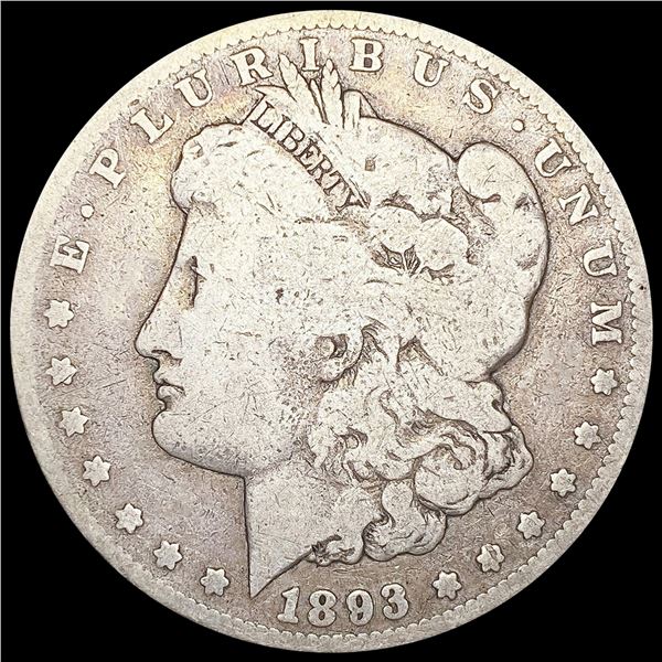 1893-CC Morgan Silver Dollar NICELY CIRCULATED