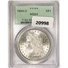 Image 1 : 1884-O Morgan Silver Dollar PCGS MS64