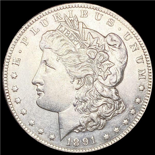 1891-CC Morgan Silver Dollar UNCIRCULATED