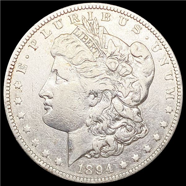 1894-O Morgan Silver Dollar ABOUT UNCIRCULATED