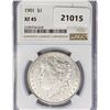 Image 1 : 1901 Morgan Silver Dollar NGC XF45