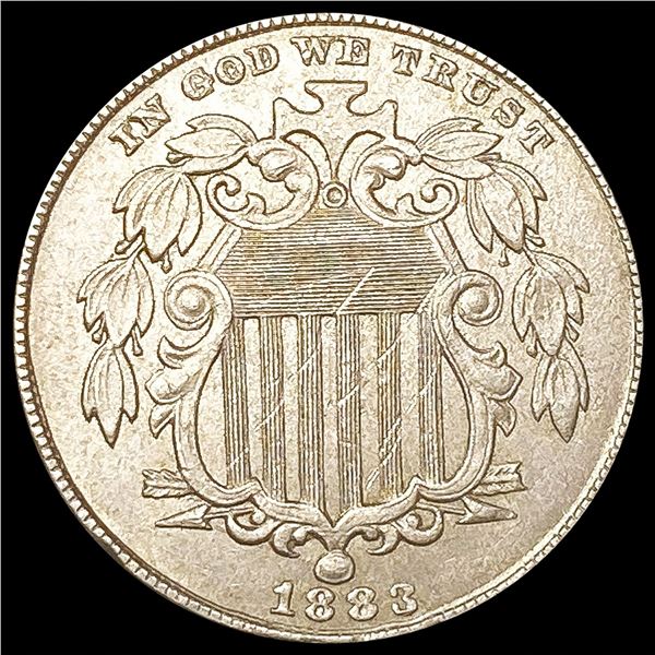 1883 Shield Nickel CLOSELY UNCIRCULATED